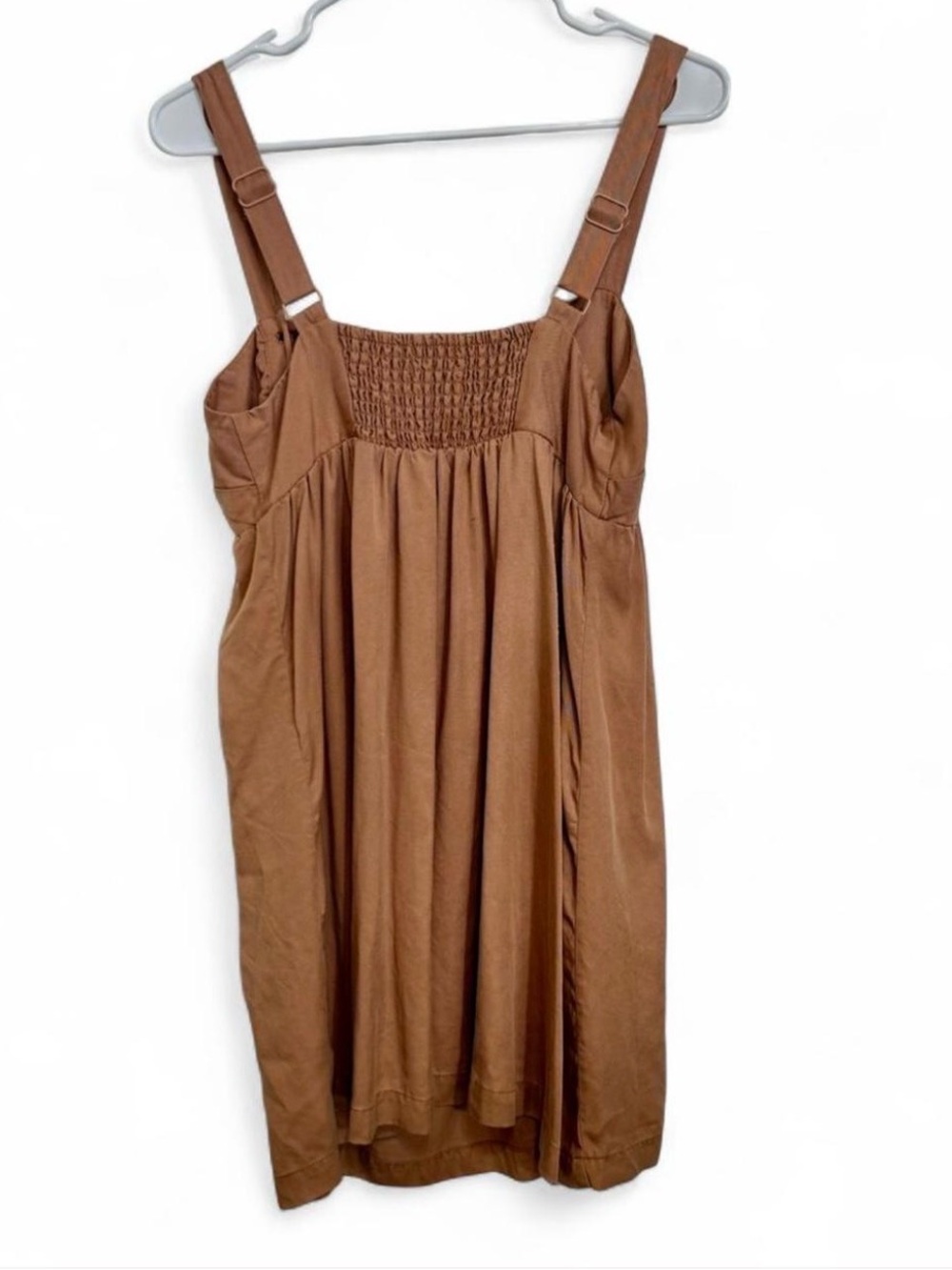 Urban Outfitters Rust Button-Detail Mini Dress - Picture 3 of 5